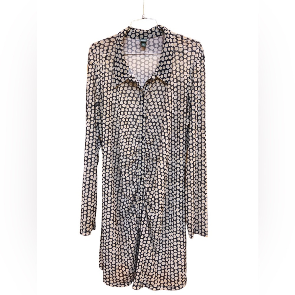 Wild Fable Mini Daisy Sheer Long Sleeve Dress XXL